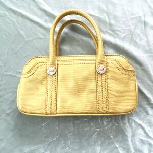 Cole Haan Yellow Leather Mini-Purse